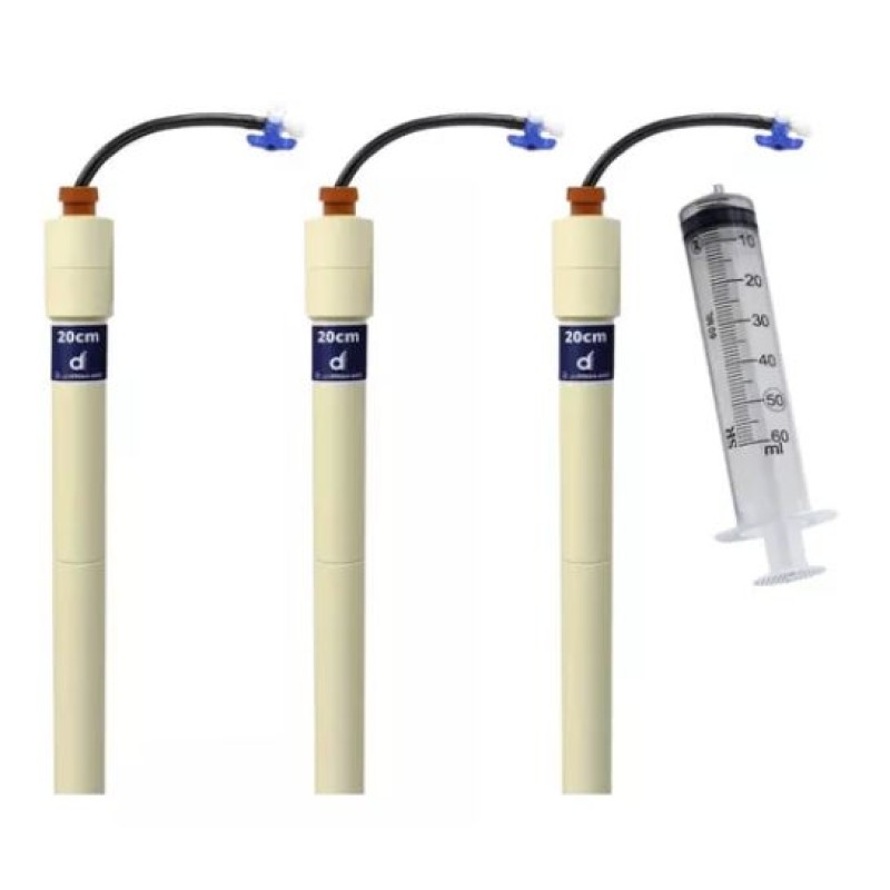 Extrator de Solução 20 cm para substrato e solo Extrator de Solução 20 cm para substrato e solo