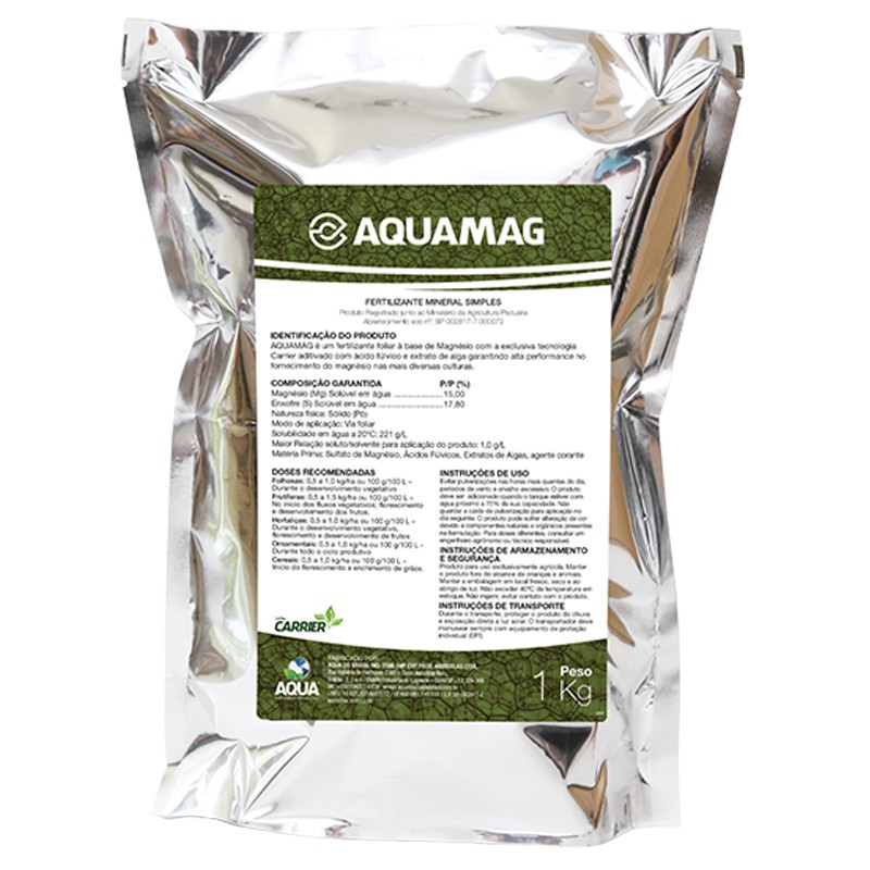 Aquamag 1,0 Kg - Magnésio foliar Aquamag 1,0 Kg - Magnésio foliar