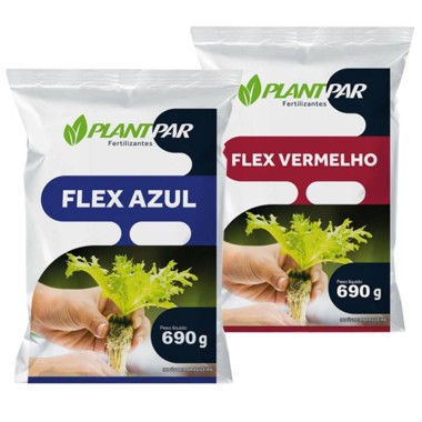 Kit Flex adubação pronta para hidroponia de folhosas, 1,2 kg Kit Flex adubação pronta para hidroponia de folhosas, 1,2 kg