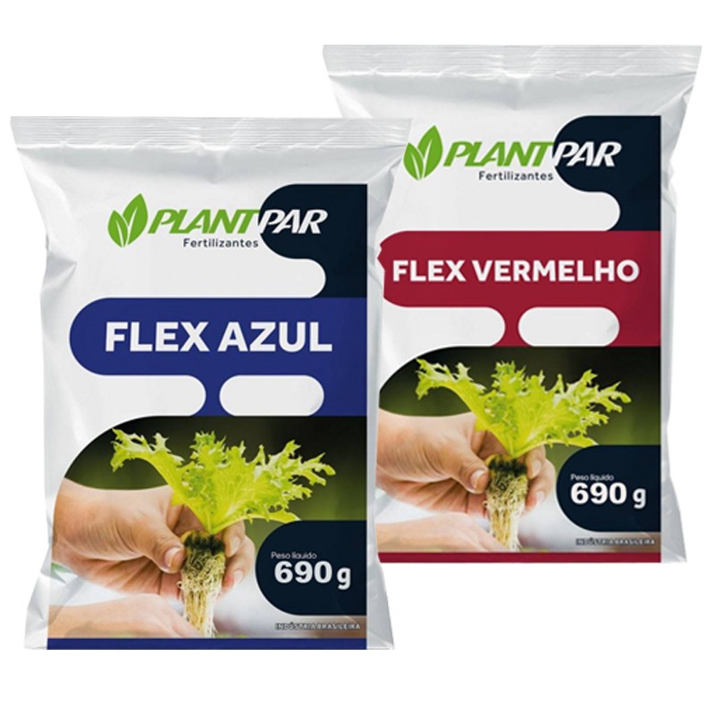 Kit Flex adubação pronta para hidroponia de folhosas, 1,2 kg Kit Flex adubação pronta para hidroponia de folhosas, 1,2 kg